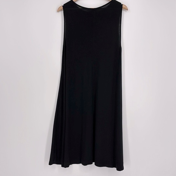 ASOS Sleeveless Swing Dress Women’s Size 8 Long in Black - Picture 4 of 4